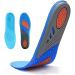 Comfort Gel Shoe Insoles for Long-Time Walking and Standing - All-Day Shock Absorption and Cushioning - Light Blue - US Men 3-9 & Women 4.5-11 - Buy Online on GoSupps.com