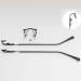 Buy Dookaa Black Metal Glasses Brackets - 1 Hole Repair Set for Borderless Glasses | International Shipping Available - Buy Online on GoSupps.com