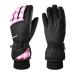 KINEED Waterproof Ski Gloves Touchscreen 3M Thinsulate Winter Warm Snow Gloves for Women Youth Small Pink