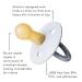 BIBS Natural Rubber Pacifiers | Set of 2 BPA-Free Soothers | Made in Denmark | Ivory | Size 6-18 Months - Buy Online on GoSupps.com