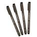 STAEDTLER Pigment Liner 4 Pieces UP  Black (308 A6 WP403) 1