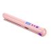 Portable USB Rechargeable Hair Straightener and Curler with Power Bank Travel Flat Hair Wand Wireless Straightening C