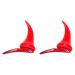 Halloween Hair Clips Costumes Decorations Red Devil Horns Hair Clip Barettes Pins Accessories for Women Halloween