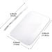 Makeup Palette Small Stainless Steel Cosmetic Spatula Rectangle Shape Foundation Mixing Plate Tool - Buy Online on GoSupps.com