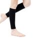 Aciyd elastic leg stuffing-comfortable and durable design compression cuff for light varicose veins compression socks men and women alleviate edema (23-32mhg) black-xxl
