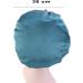 2 Pcs Wide Band Satin Hair Bonnet for Sleeping - Soft Night Sleep Hat for Curly Hair Protection in Blue - Buy Online on GoSupps.com