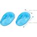 Minkissy Waterproof Ear Covers for Salon - 10 Pairs Blue Silicone Ear Protectors - Buy Online on GoSupps.com