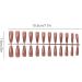 kawehiop 24 Pieces Extra Long Press on Nails Artificial DIY Solid French Graceful Colour-fast Nail for Manicure Salons Art - Buy Online on GoSupps.com