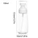 Small 100ml Refillable Fine Mist Spray Bottle - Transparent Empty Liquid Mister for Travel & Home Use - Buy Online on GoSupps.com