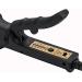 3 Plate Hair Crimper & Straightener - Titanium Flat Iron & Waver - Adjustable Temperature Curling Tool for Fluffy Waves - Buy Online on GoSupps.com