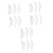 Didiseaon 9 Pairs Lash Lift Kit Lash Curl Perm Lashes Extension Kit Silicone Lash Patch Curler Makeup Lash Lifting Pads Lash Extension Tools Lash Tools Shield Pads Mold Kit