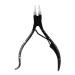 Black Toenail Ingrown Nail Art Cuticle Nipper Clipper Edge Cutter Manicure Scissor Plier Tool Pedicure Dead Skin Remover (Color : 2pc)