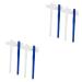 Minkissy 8 STK Double -headed wrong toothbrush prosthesis cleaning brush for home prosthesis cleaning brush for the household portable toothbrush hand tools double brush care