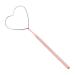 FRCOLOR Eyelash Extension Mirror Without Handle Heart Shape Essential Tool For Makeup Artists