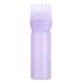 Dioche Root Comb Applicator Bottle with Graduated Scale 3 Colors Hair Dyeing Bottle Brush Shampoo Hair Color Oil Comb Applicator Tool Hair Coloring Dye and scalp treament