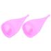 for Women Silicone Reusable 2 Pack Rose 8X4.2X4.2CM