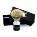 Premium 100% Badger Hair Shaving Brush - Silver Tip Vintage Style for Effortless Shaving - Buy Online on GoSupps.com