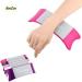 5 Colors Nail Art Pillow Hand Holder Cushion Plastic & Silicone Cushion Nail Arm Rest Accessories Nail Tools Equipment - (Color: Purple) - Buy Online on GoSupps.com