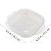 HOLIDYOYO Insulated Hot Lunch Box 2pcs Box Kitchen Rice Lunch Box Micro-Wave Oven Steamer Crisper Tray - Buy Online on GoSupps.com