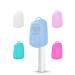5 Packs Toothbrush Covers, Lapfoon Travel Toothbrush Cover Caps for Electric and Manual Toothbrushes, Silicone Toothbrush Head Coverings for Family ,Home and Outdoor 5 Count (Pack of 1)