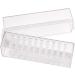 lmoikesz 30 Holes Nail Art Drill Storage Box Bit Holder Cover Tool Plastic Dustproof Case Manicure Accessories Organizer Transparent - Buy Online on GoSupps.com