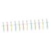 Partykindom 12 STK toothbrush made of silicone bristle toothbrush infant teeth clean toothbrush toothbrushes made of silicone training brush sucking toothbrush toddler