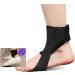 Ankle Orthosis Splint Support Foot Drop Orthosis Adjustable Ankle Foot Orthosis for Nerve Injury Site Decompression Plantar Fasciitis Rehabilitation Training (Color : Left Size : Medium) Medium Left