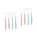 Gleavi 8 STK Ultrafine soft toothbrush baby toothbrush automatic toothbrush hard travel toothbrush hand toothbrush ultra toothbrush whitening the daily requirements travel