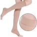 Knee-High Compression Stockings with Open Toe for Men & Women | Free Auxiliary Stockings 15-45 CM | Beige S/M | Shop Internationally! - Buy Online on GoSupps.com