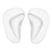 Reflections for foot vaults 2 pairs / set orthopedic silicone feet foot vaults support deposits upholstery for flat foot plantar fascitix high foot vault upholstery (transparent)