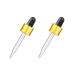 Pure Grapeseed Oil (Vitis vinifera) with Glass Dropper - Cold Pressed Pack of 2 (100ml x 2) - Ideal for Cooking & Skincare - Buy Online on GoSupps.com