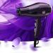 ADITAM Professional Ionic Hair Dryer Powerfulsalon Blow Dryer Negative Ions Dc Motor Cool Shot Button Hairdryer Settings with Concentrator Nozzle/Purple Double The Comfort - Buy Online on GoSupps.com