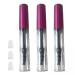 Fenteer 3x3x PETG 10ml Empty Mascara Tube Eyelash Brush Bottle Make Up DIY Rose