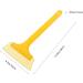 FOMIYES Beef Tendon Scraping scraper Ice Scraper deicer snow Snow for Car car deicer snow plow short handle 34.00X16.00X1.50CM Yellow - Buy Online on GoSupps.com
