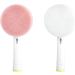Facial Cleansing Brush Replacement Head Compatible with Oral B Braun Electric Toothbrush Bases-2 Waterproof Silicone Face Spin Brushes for Cleansing Exfoliating Deep Cleaning & Massaging
