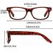 Suertree Square Reading Glasses +3.00 Magnification Spring Hinge Computer Readers Black 9809 - Buy Online on GoSupps.com