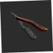 FOMIYES Manual Bart Razor - Professional Wood Handled Cutting Tool for Men | Small Nursing Beautier | Durable Stainless Steel | 16x3.3x1.2cm | International Shipping Available - Buy Online on GoSupps.com