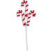Holiday Pride Christmas Candy Cane Picks - 3 Red & White Candy Canes on a Wired Pick - Set of 6 Picks - Buy Online on GoSupps.com