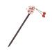 DOITOOL 1pc Flower Bead Hairpin Ancient Hair Sticks Hair Accessories Vintage Style Hair Clasp Hanfu Hair Stick Hair Pin Updo Hair Clasp Wooden Woman Palace Pearl Hairpin