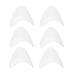3 Pairs Toe Protector Foot Toe Cushion High Heel Pads Pointe Shoes Protectors Shoe Heel Protectors Ballet Dance Toe Caps Shoe Insert Gel Cushion for Heels Shoe Pads White Sebs