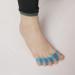 Toe Straighteners & Toe Separators - Bunion Corrector Gel Spacers for Hammer Toes | 2 Pairs - White & Blue - Buy Online on GoSupps.com