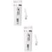 Baluue 2pcs Hydrating Instrument Fog Humidifier Portable Humidifer Mini Face Sprayer Face Steamer Abs White