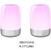 Hi.FANCY Wake-Up Night Light Sunrise Simulation 3-Ways Dimmable Bedside Lamp for Bedrooms Ambient Nightstand Lights Sleep Aid - Buy Online on GoSupps.com