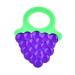 Chew on Nature:Silicone Fruit Teething for Infants & Toddlers - Soothing Durable Freezer-Safe Baby