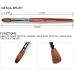 Alexnailart 4pcs Kolinsky Sable Acrylic Nail Brush Set - Red Wooden Handle, Manicure Design Pen for Acrylic Powder - Premium Quality - Buy Online on GoSupps.com