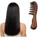Jaopary Hair Comb for Detangling - Wide Tooth Wood Comb for Curly Hair - No Static Natural Wooden Sandalwood Comb - Buy Online on GoSupps.com