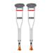 Crutches Double Crutches Fracture Lightweight Underarm Crutches Elderly Non-Slip Set Cane Cane Telescopic Walking Stick (Color : 1pc) Smooth Sailing 2pcs