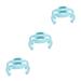 Toyvian 6 Pcs Bottle Handle Silicone Bottle Grip Bottle Accessories Bottle Grip Handle Bottle Grip Newborn Silica Gel Milk Bottle Feeding Bottle 14.00X5.00X5.00CMx3pcs Sky-bluex3pcs