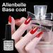 Allenbelle 3PC Gel Nail Polish Set | Base Coat, Top Coat, One Color Gel | UV LED Lamp Kit | Nail Art Salon Quality - Buy Online on GoSupps.com