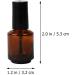 Minkissy 15Pcs Empty Nail Polish Bottles - Refillable 15ml Makeup Containers with Brush Cap for DIY Art & Salon Use - Buy Online on GoSupps.com